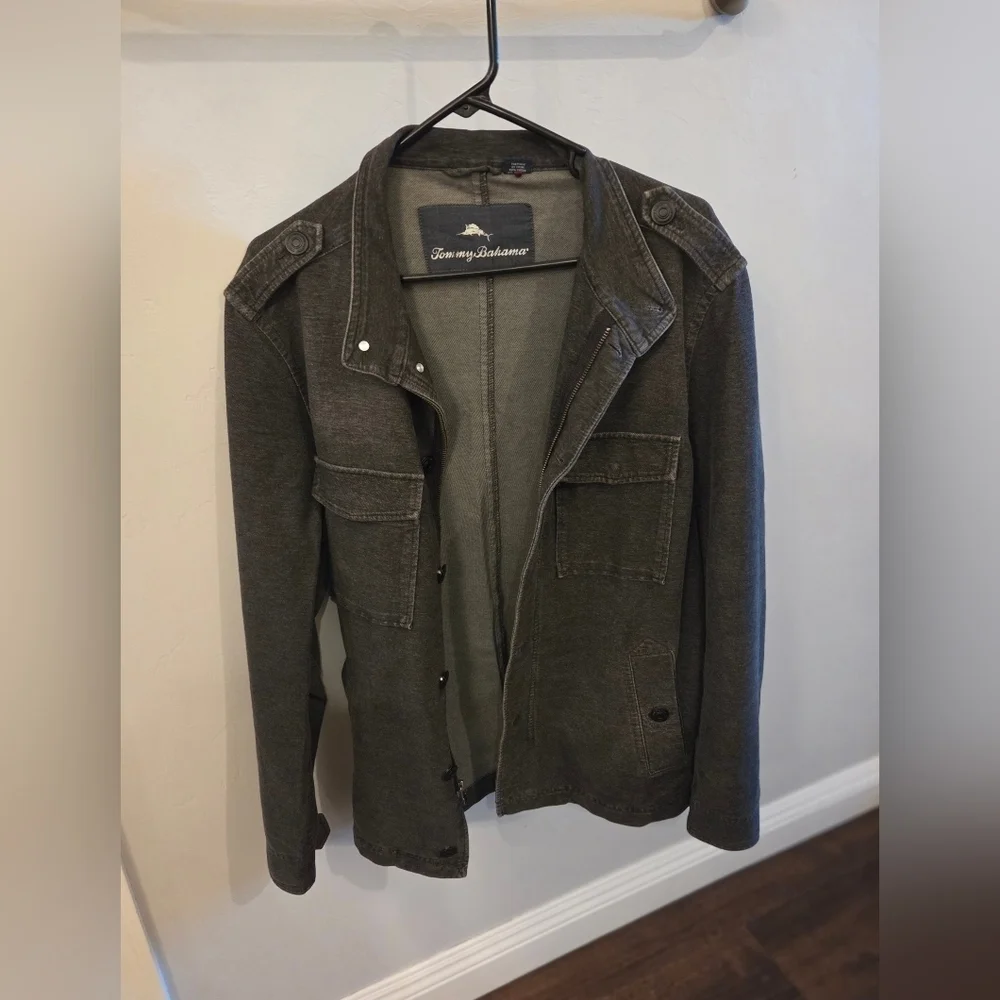 Tommy Bahama Men's Charcoal  Jacket